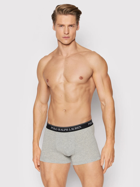 Zestaw majtek męskich typu bokserki Polo Ralph Lauren 714835885003 L 3 szt Czarny/Biały/Szary (3616531384563) - obraz 4