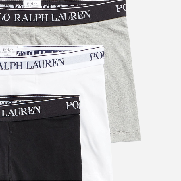 Zestaw majtek męskich typu bokserki Polo Ralph Lauren 714835885003 2XL 3 szt Czarny/Biały/Szary (3616531384600) - obraz 6