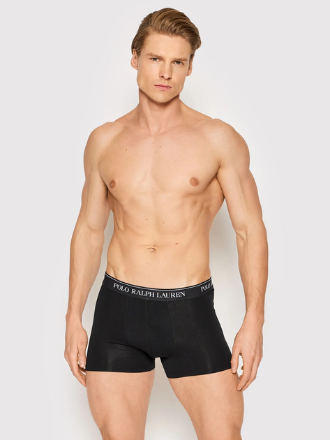 Набір трусів-боксерів чоловічих бавовняних Polo Ralph Lauren 714864292001 2XL 5 шт Чорний (3616533114557) - зображення 4