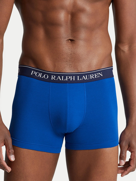 Набір трусів-боксерів чоловічих бавовняних Polo Ralph Lauren 714864292002 S 5 шт Різнокольоровий (3616533114588) - зображення 6