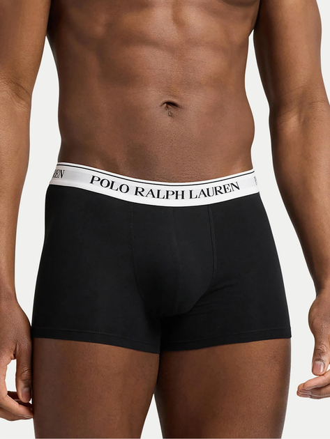 Набір трусів-боксерів чоловічих бавовняних Polo Ralph Lauren 714864292017 L 5 шт Чорний/Білий/Сірий (3616853151218) - зображення 6