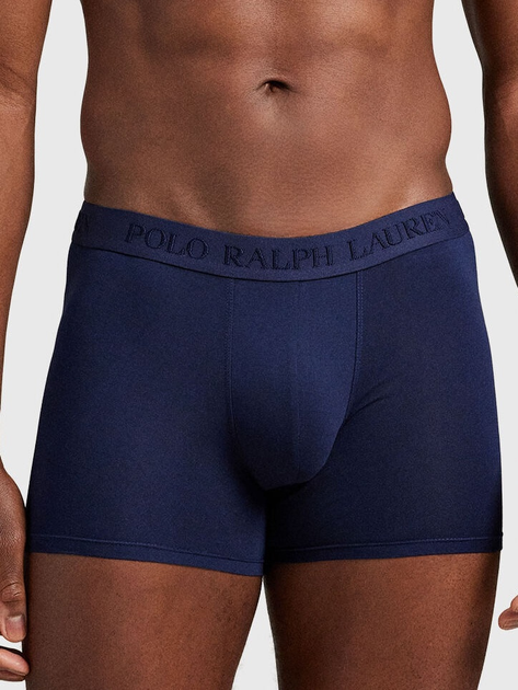 Набір трусів-боксерів чоловічих бавовняних Polo Ralph Lauren 714966105001 S 3 шт Темно-синій/Синій/Блакитний (3616852291250) - зображення 2