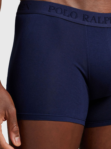 Набір трусів-боксерів чоловічих бавовняних Polo Ralph Lauren 714966105001 S 3 шт Темно-синій/Синій/Блакитний (3616852291250) - зображення 6
