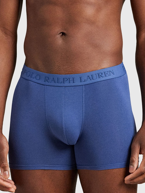 Zestaw majtek męskich typu bokserki Polo Ralph Lauren 714966105001 L 3 szt Granatowy/Niebieski/Błękitny (3616852287215) - obraz 5