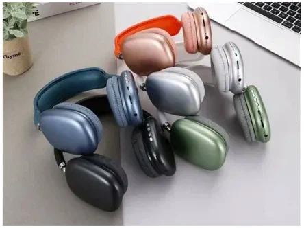 Беспроводные полноразмерные Bluetooth наушники Macaron P9 Max Зеленые - изображение 14