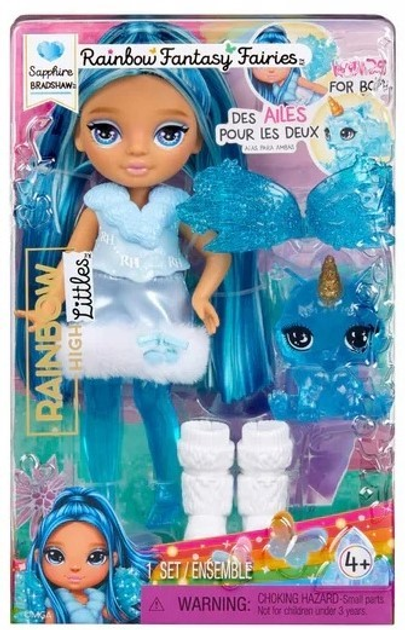 Lalka Rainbow High Littles Rainbow Fantasy Fairies Doll Sapphire Niebieska (543428) (0035051543428) - obraz 1