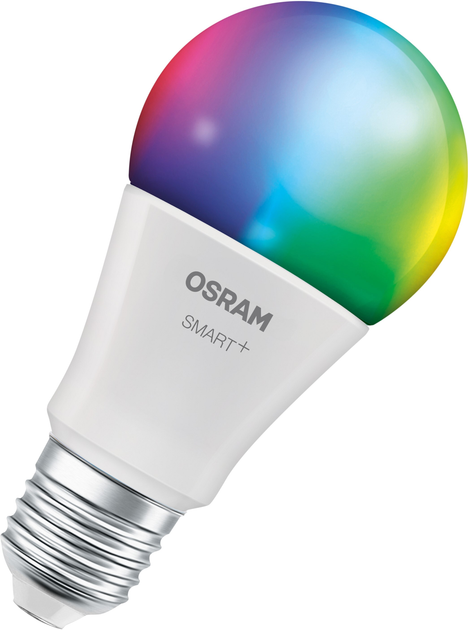 Inteligentna lampa LED OSRAM SMART+ WiFi A60 9W RGBW 806 Lm DIM E27 (4099854461286) - obraz 2