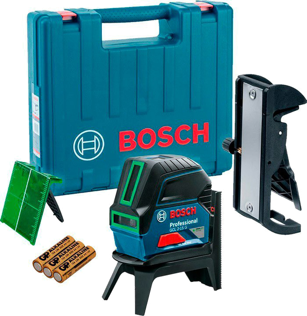 Лазерний нівелір Bosch Professional GCL 2-15 G + RM1 (0601066J00) - зображення 3