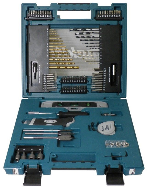 Набір свердел і біт Makita комбінований 1-10 мм 104 шт. Кейс (D-31778) - зображення 2