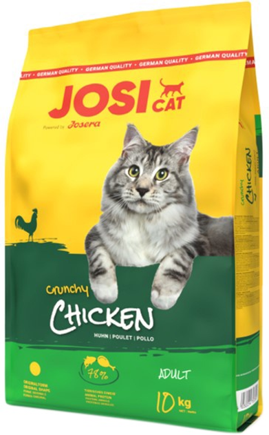 Сухий корм для котів JosiCat Crunchy Chicken 10 кг (4032254776000) - зображення 1