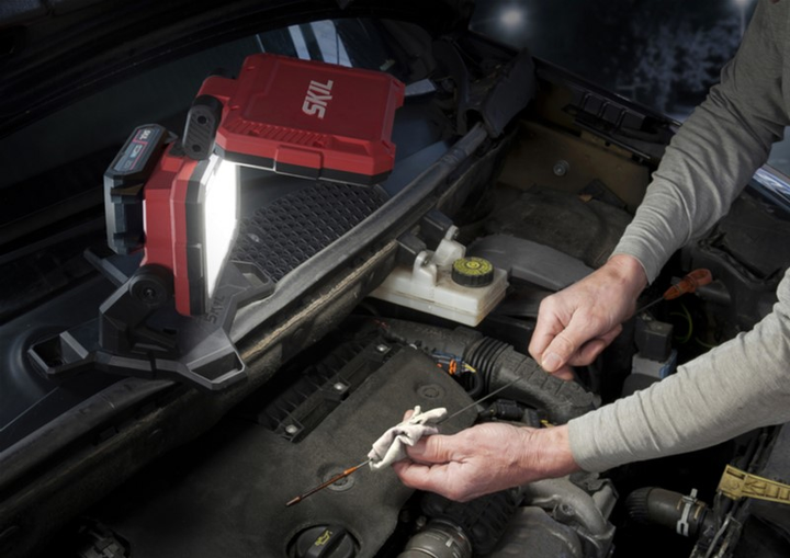 Akumulatorowa podwójna lampa robocza LED Skil 3157 CA (8719643004376) - obraz 3