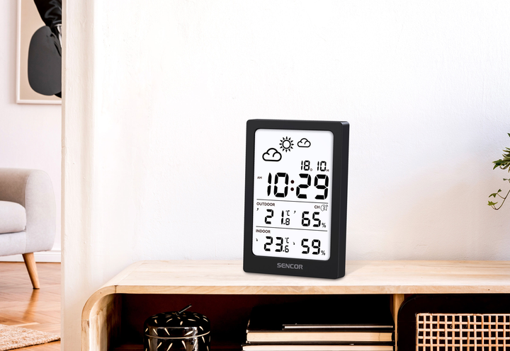 Stacja pogody Sencor SWS 2300 B Czarna (SWS2300B) - obraz 6