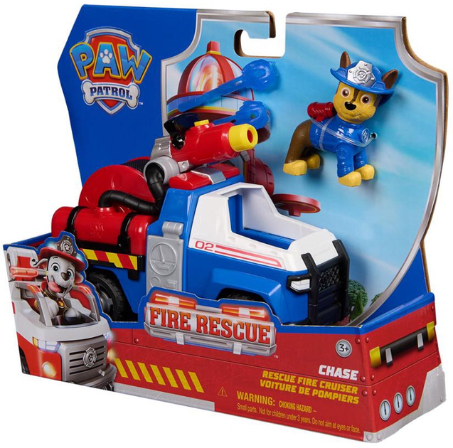 Ігровий набір Spin Master Paw Patrol Пожежна рятувальна місія Великий рятувальний автомобіль з водієм Гонщик (SM97236/6072641) - зображення 2