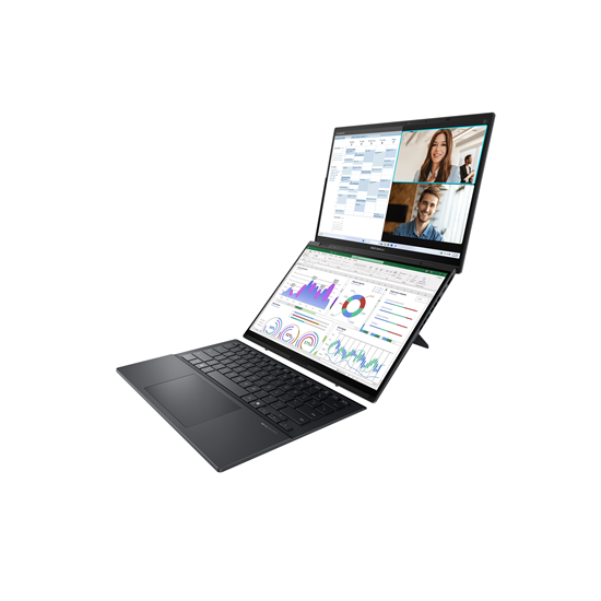 Ноутбук ASUS Zenbook Duo 3K 14 дюймов UX8406CA Intel Core Ultra 9 285H 32GB 2TB PCIe Windows 11 Home Gray - Фото 3 Ноутбук ASUS Zenbook Duo 3K 14 дюймов UX8406CA Intel Core Ultra 9 285H 32GB 2TB PCIe Windows 11 Home Gray - изображение 3