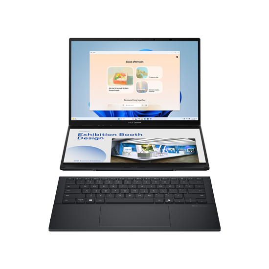 Ноутбук ASUS Zenbook Duo 3K 14 дюймов UX8406CA Intel Core Ultra 9 285H 32GB 2TB PCIe Windows 11 Home Gray - Фото 5 Ноутбук ASUS Zenbook Duo 3K 14 дюймов UX8406CA Intel Core Ultra 9 285H 32GB 2TB PCIe Windows 11 Home Gray - изображение 5