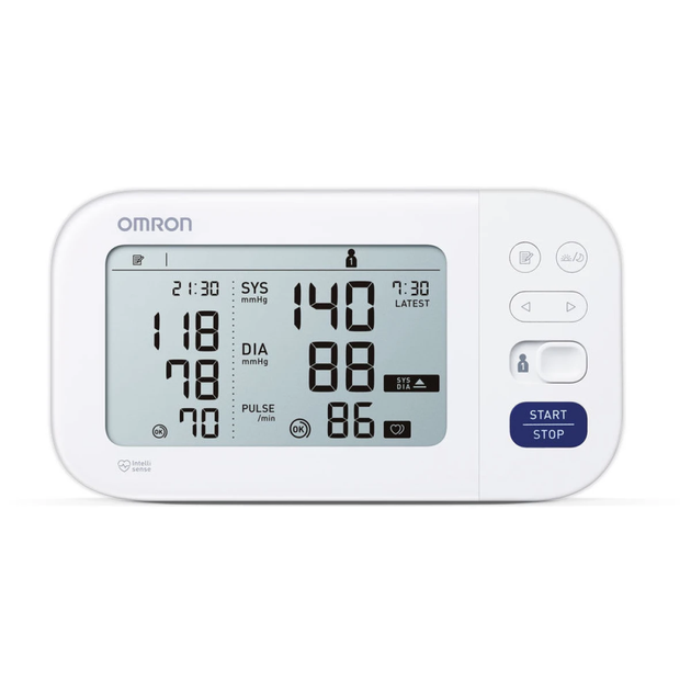 Тонометр автоматический OMRON M6 Comfort (HEM-7360-E) с манжетой 22–42 см – плечевой измеритель давления с AFib, DualCheck, память 2×100 - Фото 2 Тонометр автоматический OMRON M6 Comfort (HEM-7360-E) с манжетой 22–42 см – плечевой измеритель давления с AFib, DualCheck, память 2×100 - изображение 2