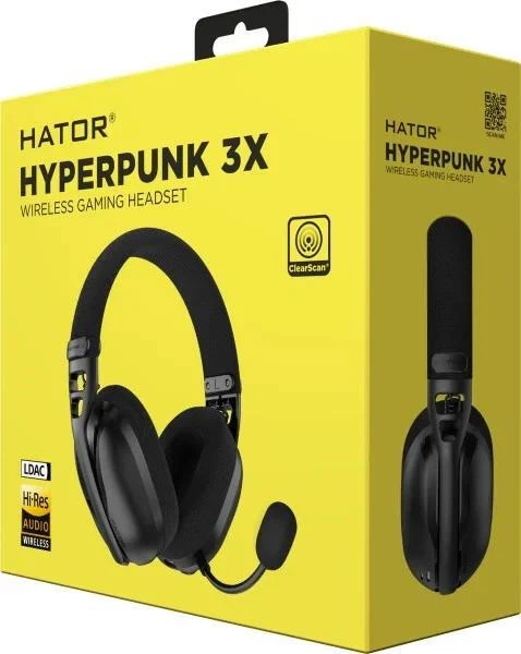 Наушники с микрофоном Hator Hyperpunk 3X Wireless Black (ESH14) - изображение 7