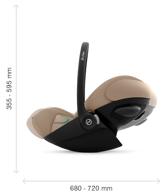 Fotelik samochodowy Cybex Gold Cloud G i-Size Moon Black Plus 0-13 kg (4063846478675) - obraz 8