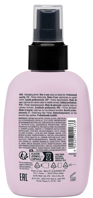 Podkład do włosów Alfaparf Semi di Lino Style & Care do rozczesywania włosów, lekki chwyt, do wszystkich rodzajów włosów 125 ml (8022297141633) - obraz 2