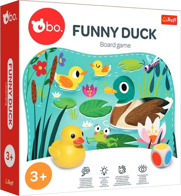 Настільна гра bo. Funny Duck (латвійська, литовська та фінська версії) 2341ML (4743199023417) - зображення 1