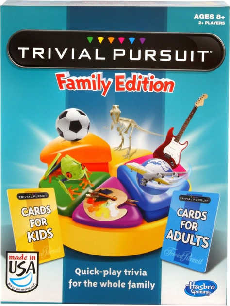 Gra planszowa Hasbro Trivial Pursuit Family Edition (wersja fińska) E1921FIN (5010993568963) - obraz 1