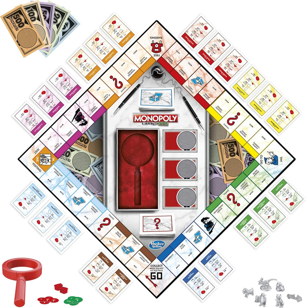 Настільна гра Hasbro Monopoly Crooked Cash (фінська версія) F2674FIN (5010993880430) - зображення 3