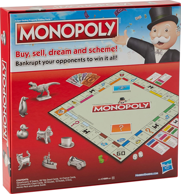 Настільна гра Hasbro Monopoly Classic (фінська версія) C1009FIN (5010993916504) - зображення 2