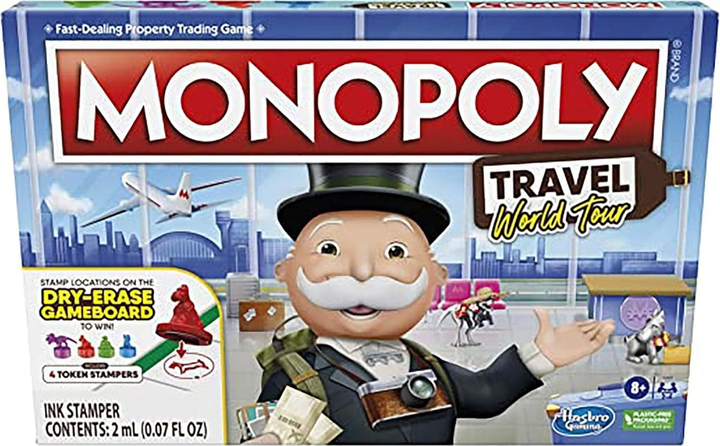 Настільна гра Hasbro Monopoly World Tour (естонська та латвійська версія) F4007EL (5010993952014) - зображення 1