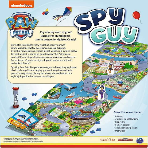 Gra planszowa Trefl Paw Patrol Spy Guy (wersja fińska) 02786T (5900511027860) - obraz 2