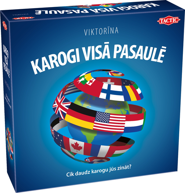 Gra planszowa Tactic Flags Around the World (wersja łotewska) 60999T (6416739609997) - obraz 1