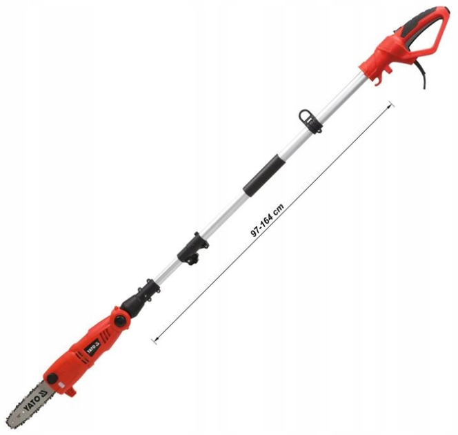Urządzenie ogrodowe na wysięgniku YATO YT-84800 pilarka gałęzi 710 W 255 cm (5906083090677) - obraz 4