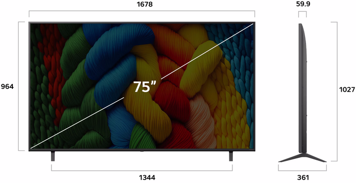 Телевізор LG 75NANO80A3B (65QNED80T3A) - зображення 17