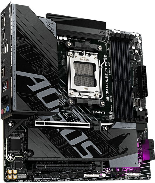 Płyta główna Gigabyte B840M AORUS ELITE WIFI6E (sAM5, AMD B840, PCI-Ex16) - obraz 2