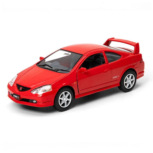 Металева інерційна легкова модель Honda Integra Type R 5", відкриваються двері - Фото 1 Металева інерційна легкова модель Honda Integra Type R 5", відкриваються двері - зображення 1
