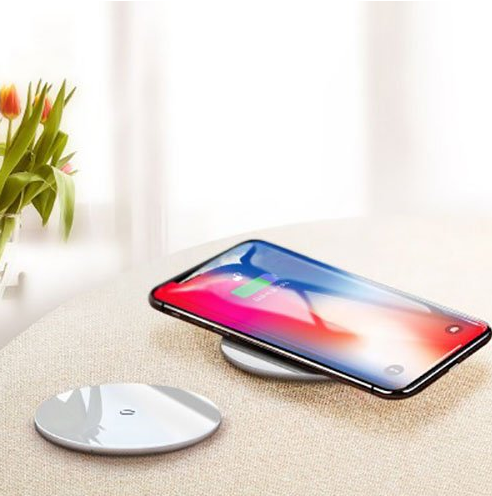 Беспроводная Зарядка QI Baseus Simple Wireless Charger Белый (CCALL-JK02) - изображение 7