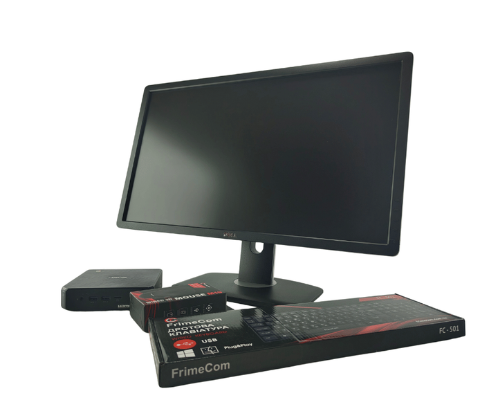 Комплект ПК: неттоп Asus Chromebox 3 USFF / Intel Core i7-8550U (4 (8) ядра по 1.8 - 4.0 GHz) / 4 GB DDR4 / 240 GB SSD / Intel UHD Graphics 620 + Монитор 24" (1920x1080) TN б/у - Фото 3 Комплект ПК: неттоп Asus Chromebox 3 USFF / Intel Core i7-8550U (4 (8) ядра по 1.8 - 4.0 GHz) / 4 GB DDR4 / 240 GB SSD / Intel UHD Graphics 620 + Монитор 24" (1920x1080) TN б/у - изображение 3