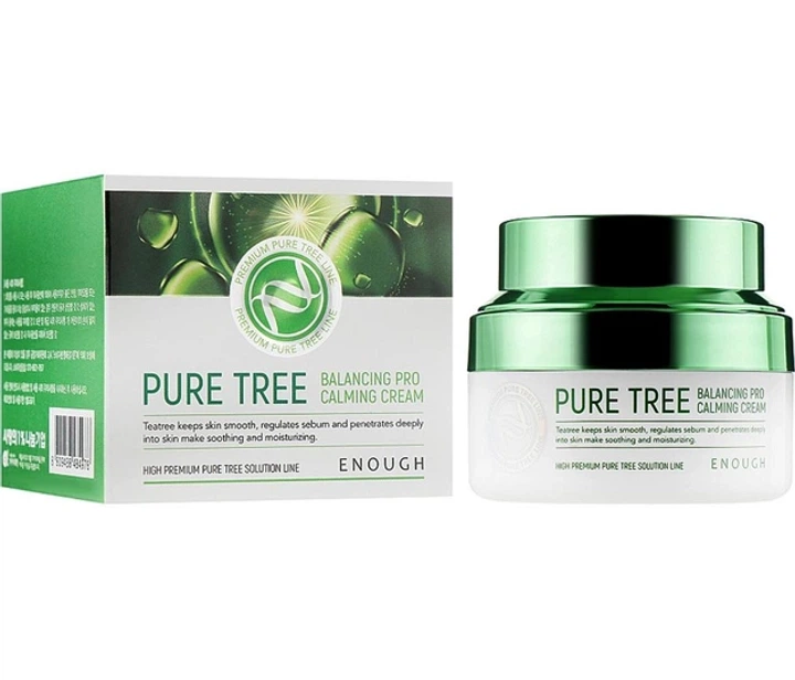 Крем для лица Enough Pure Tree Balancing Pro с экстрактом чайного дерева 50 мл - изображение 2