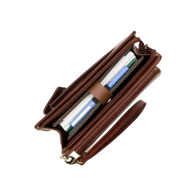 Барсетка чоловіча Visconti 2617 Ted (Brown) - Фото 5 Барсетка чоловіча Visconti 2617 Ted (Brown) - изображение 5
