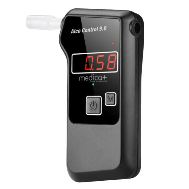 Алкотестер електрохимический medica+ alco control 9.0 pro + комплект мундштуков 100шт. - изображение 6