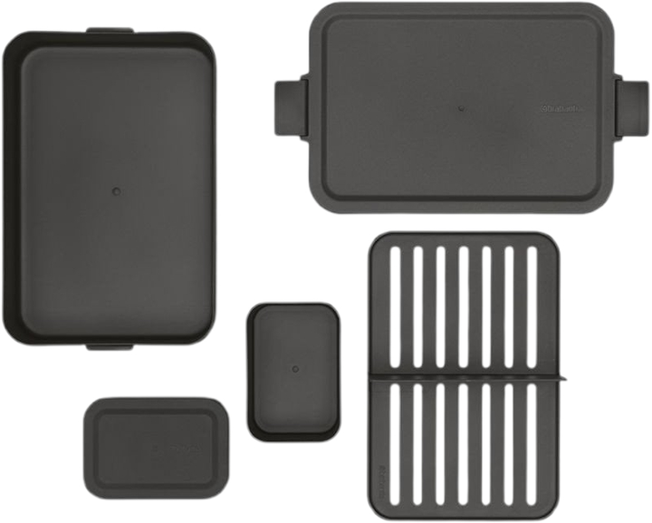 Ланчбокс Brabantia Зі знімними відділеннями сірий 25.5х16.7 см (8710755203480) - зображення 4