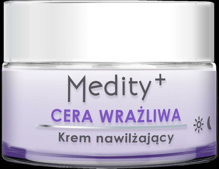 Krem nawilżający do twarzy Medity+ 50 ml (5906323009131) - obraz 1
