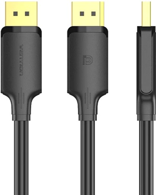 Kabel Vention DisplayPort M - M 5.0 m, V1.2, 4K 60 Hz 3D Dolby 7.1 (HAKBJ) - obraz 2