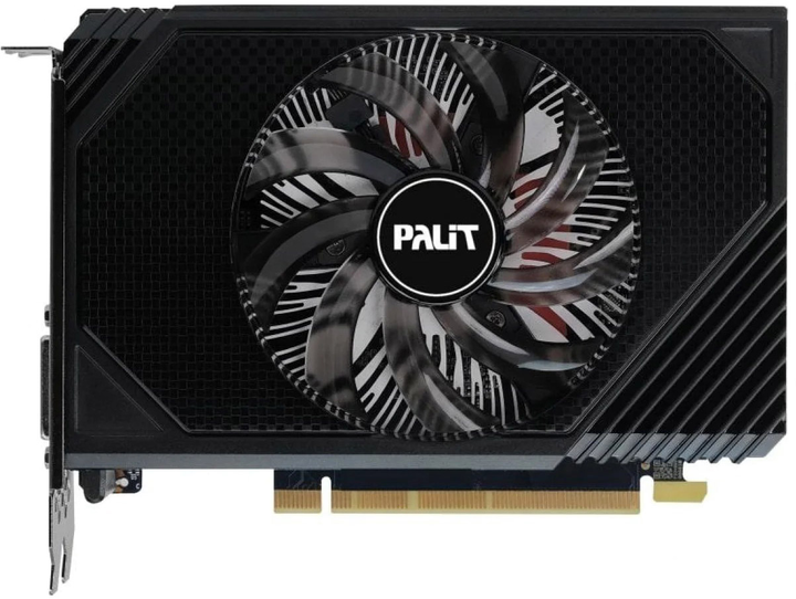 Karta graficzna Palit PCI-Ex GeForce RTX 3050 StormX 6GB GDDR6 (96bit) (1470/14000) (DisplayPort, HDMI, DVI) (NE63050018JE-1072F) - obraz 1