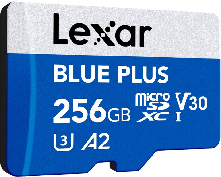 Karta pamięci Lexar Blue Plus microSDXC 256GB UHS-I U3 V30 (LMSBLPL256G-BNANG) - obraz 2