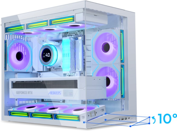 Корпус Lian Li O11 Dynamic Mini V2 White (G99.O11DMIV2W.00) - зображення 7