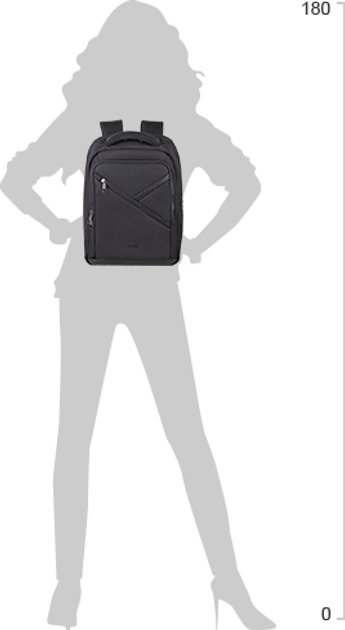 Plecak na laptop RIVACASE Clark 8126 15" Black - obraz 19