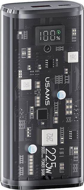 Powerbank Usams US-CD189 9000mAh 20W PD/QC 3.0 Black (6958444902791) - obraz 1