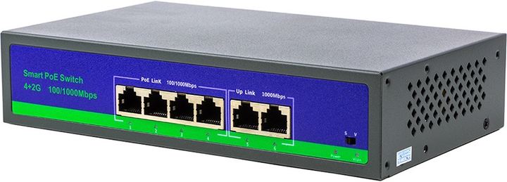 Комутатор PowerPlant POE0420L - зображення 1