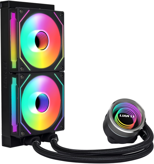 System chłodzenia cieczą Lian Li Galahad II Trinity 240 SL-Inf Black (G89.GA2T24INB.00) - obraz 2