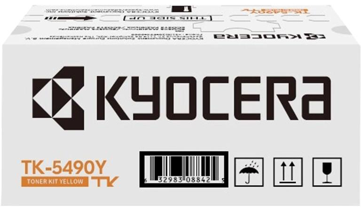 Toner Kyocera TK-5490Y do Kyocera ECOSYS MA2101cfx/MA2101cwfx/PA2101cwx/PA2101cx Yellow (1T0C22ANL1) - obraz 1